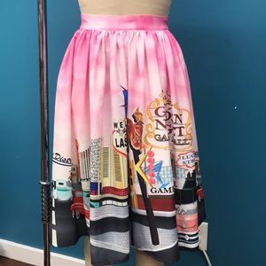 Unique Vintage Vegas Skirt